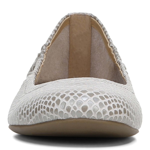 Vionic Flats Ireland - Alexa Flat Grey - Womens Shoes Online | OMAZE-8736